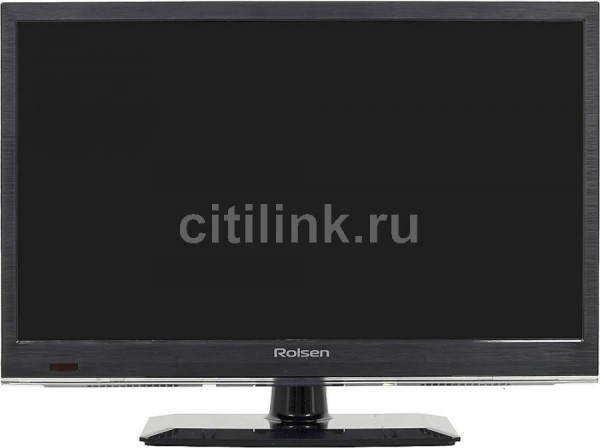 Телевизор LED ROLSEN RL-19E1308T2C "R", 19", HD READY (720p), черный