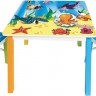Детский стол + 2 стула БЮРОКРАТ KidSet-01, МДФ, синий и желтый 1