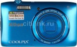 Фотоаппарат NIKON CoolPix S3600, синий